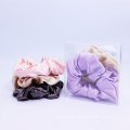 2021 New Arrival  Non-toxic Hot Sale 19mm large silk scrunchies for hair